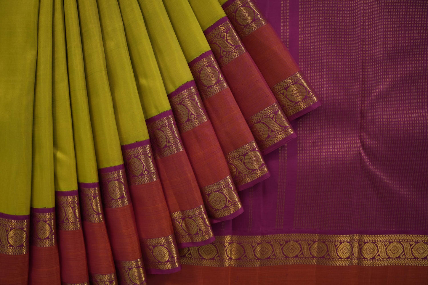 Bridal kanchipuram silk saree