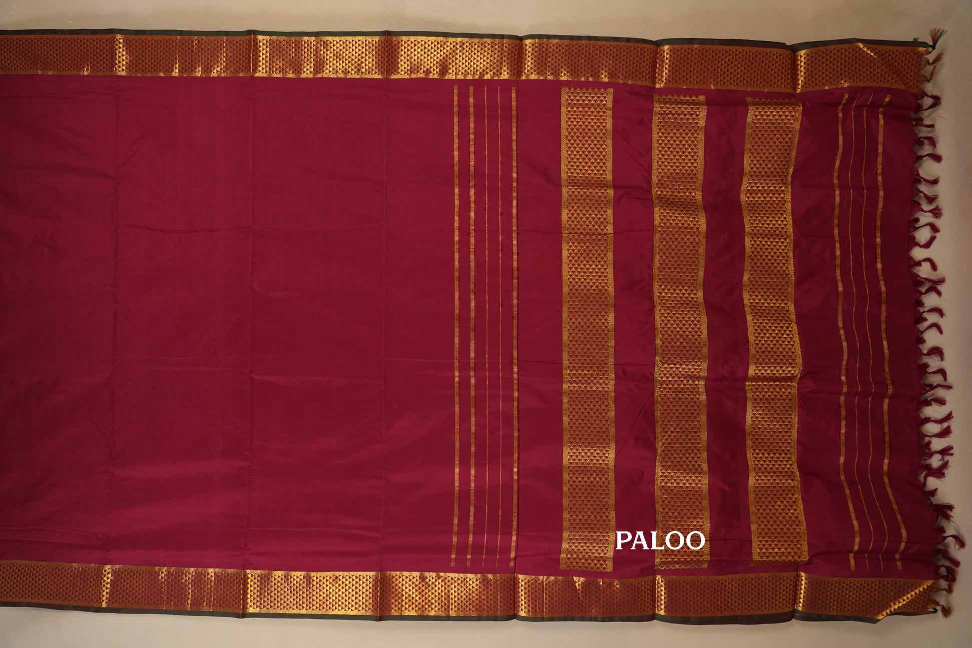 ten yards madisar silk saree paloo
