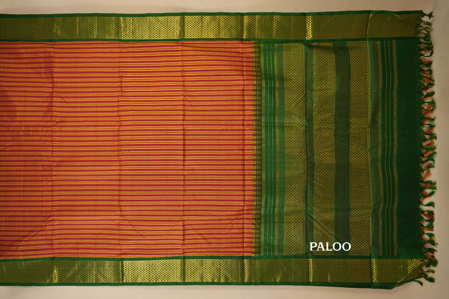 ten yards madisar silk saree paloo