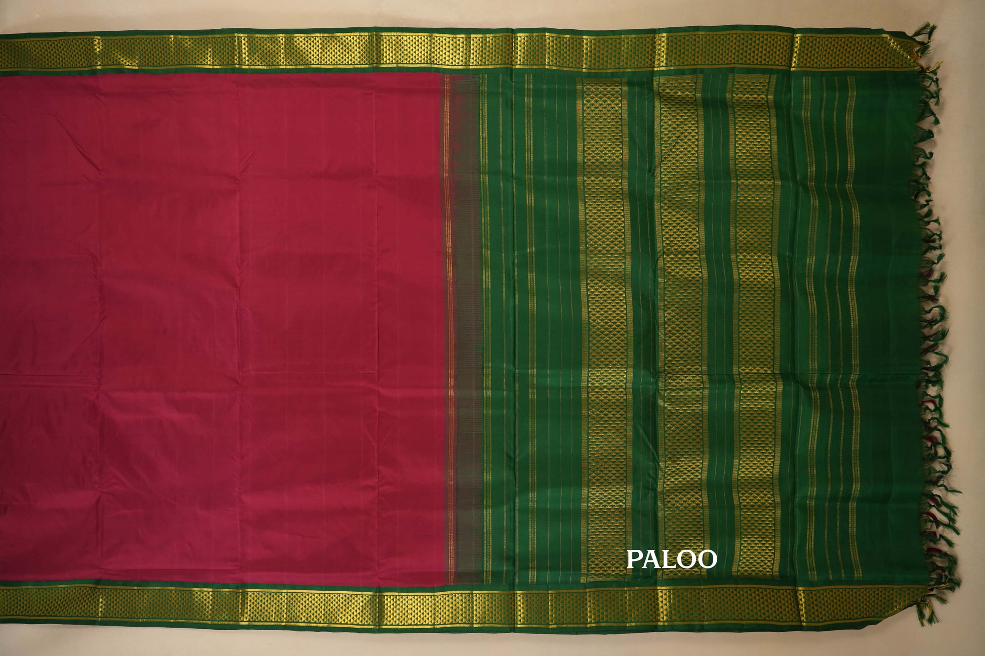 ten yards madisar silk saree paloo