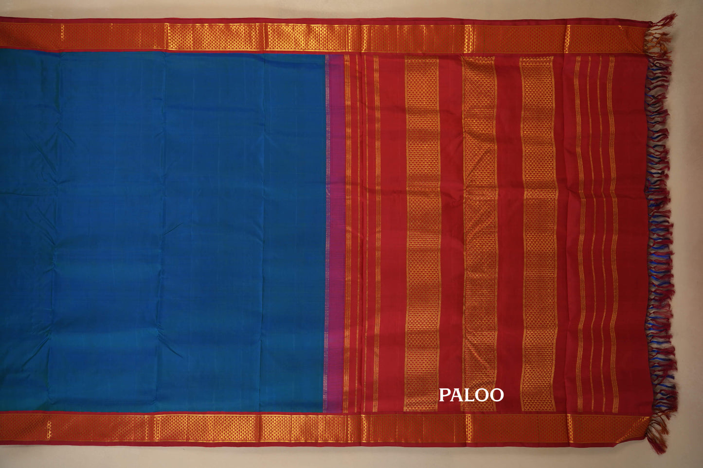 ten yards madisar silk saree paloo