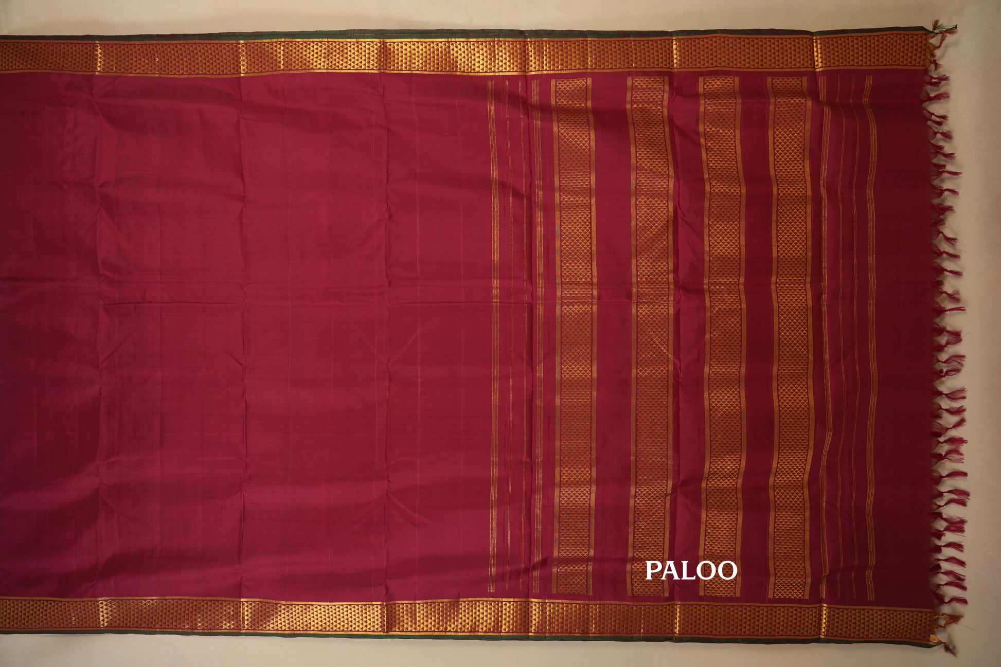 ten yards madisar silk saree paloo