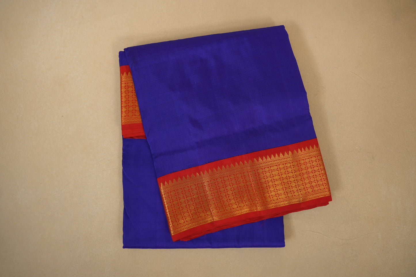 Violet ten yards madisar silk saree