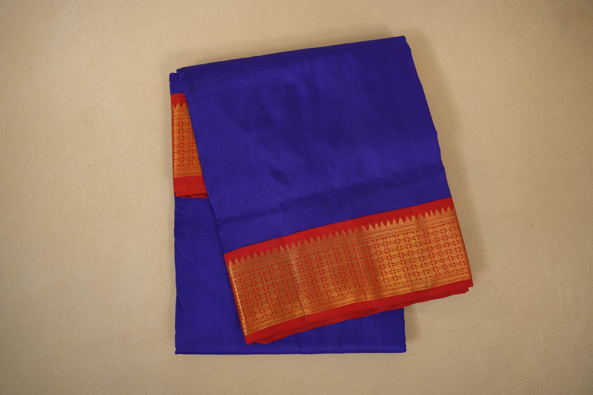 Violet ten yards madisar silk saree
