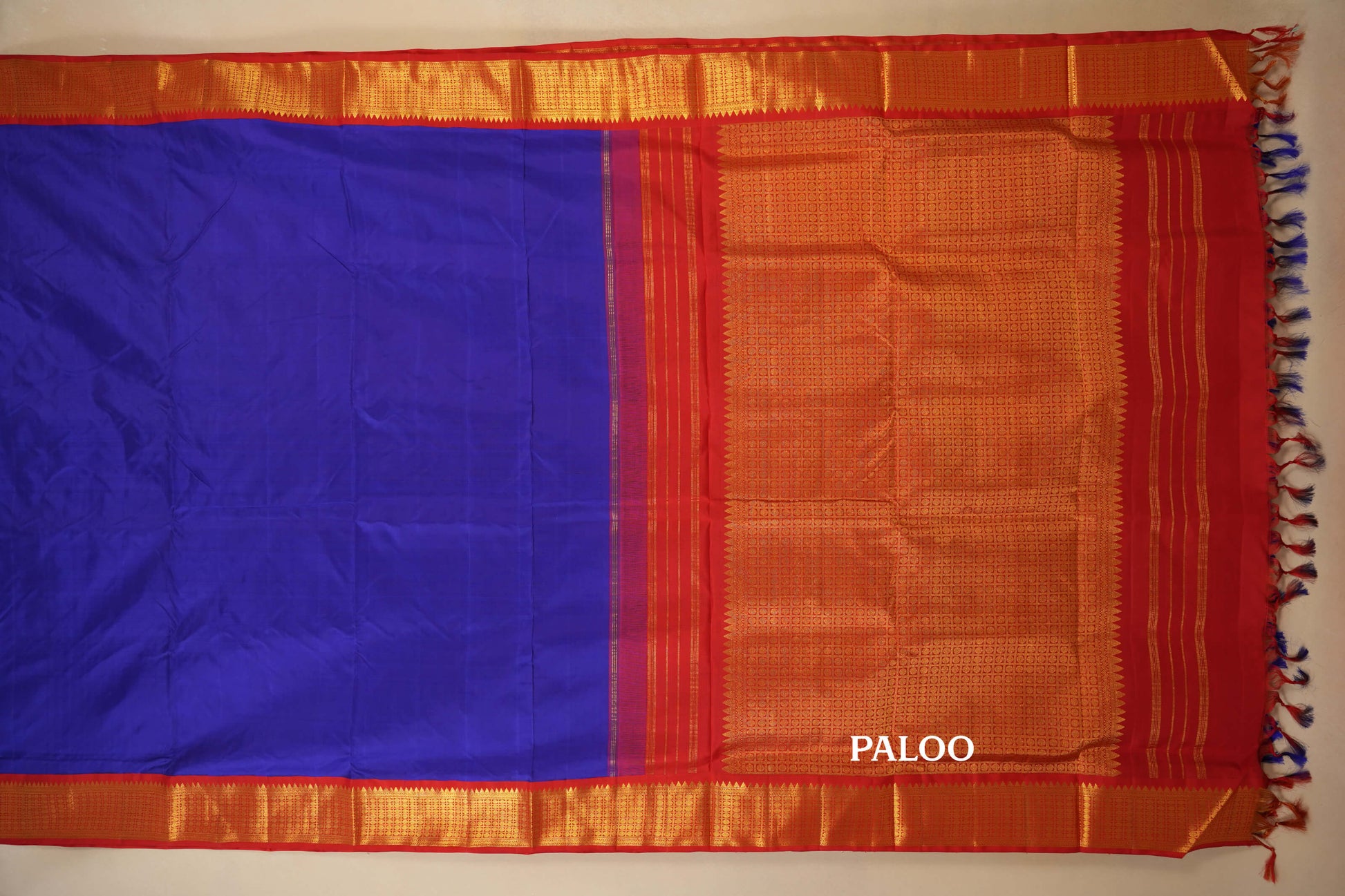 ten yards madisar silk saree paloo