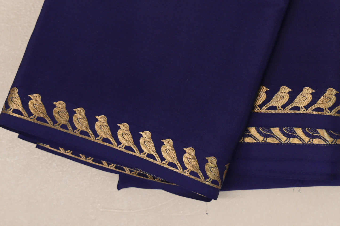 Deep Blue Mysore Silk Saree by Shreenivas Silks PSSR019029