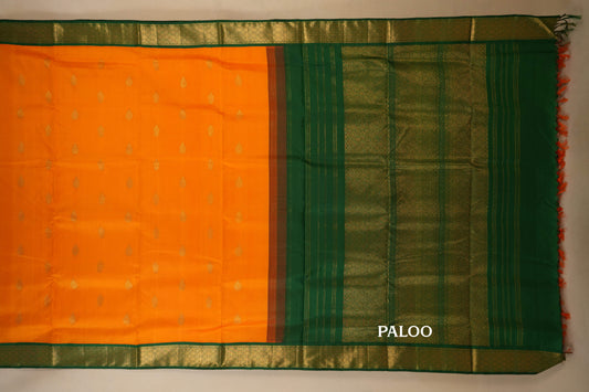 ten yards madisar silk saree paloo