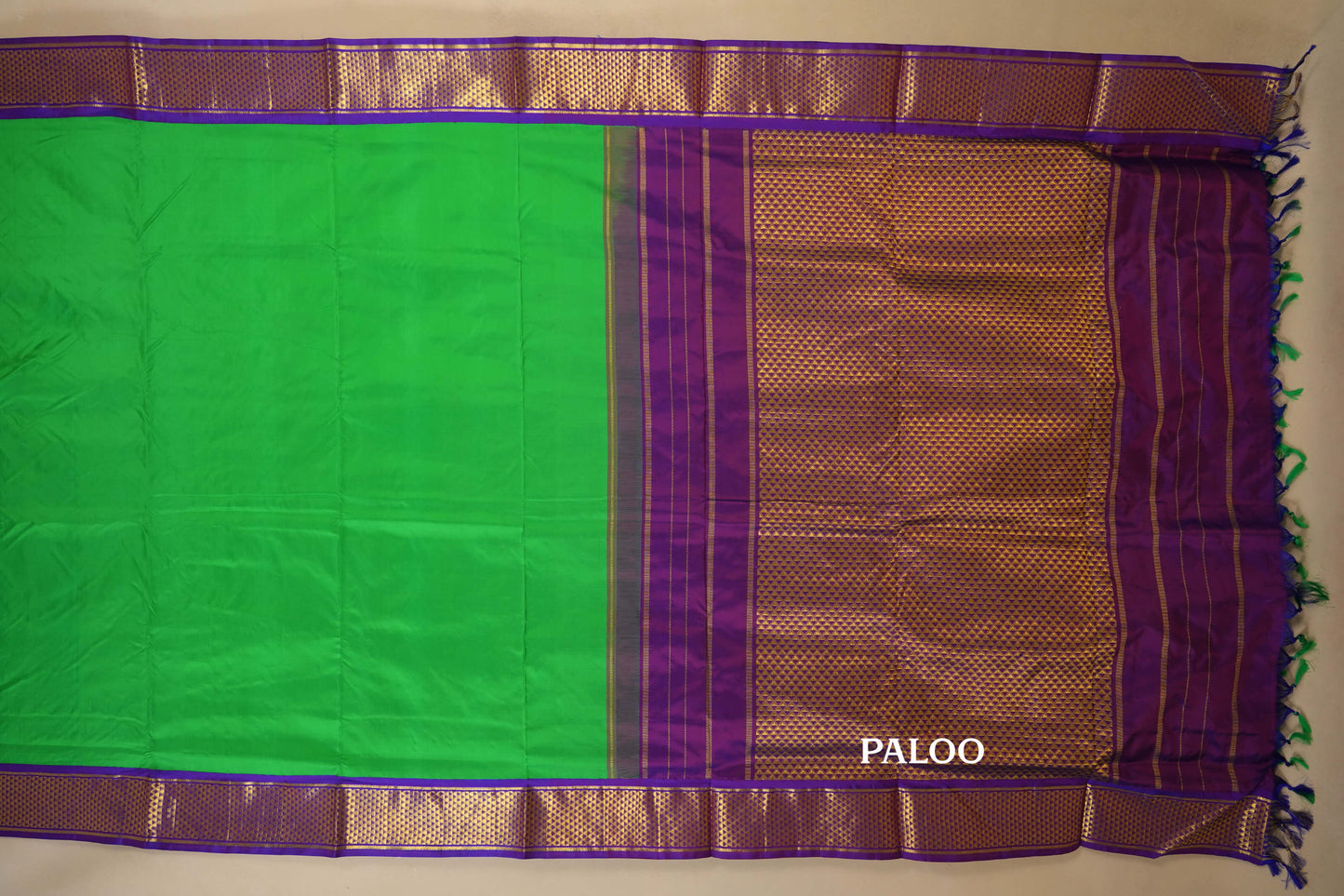 ten yards madisar silk saree paloo