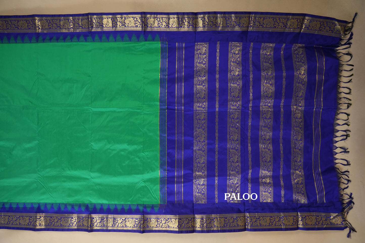 ten yards madisar silk saree paloo