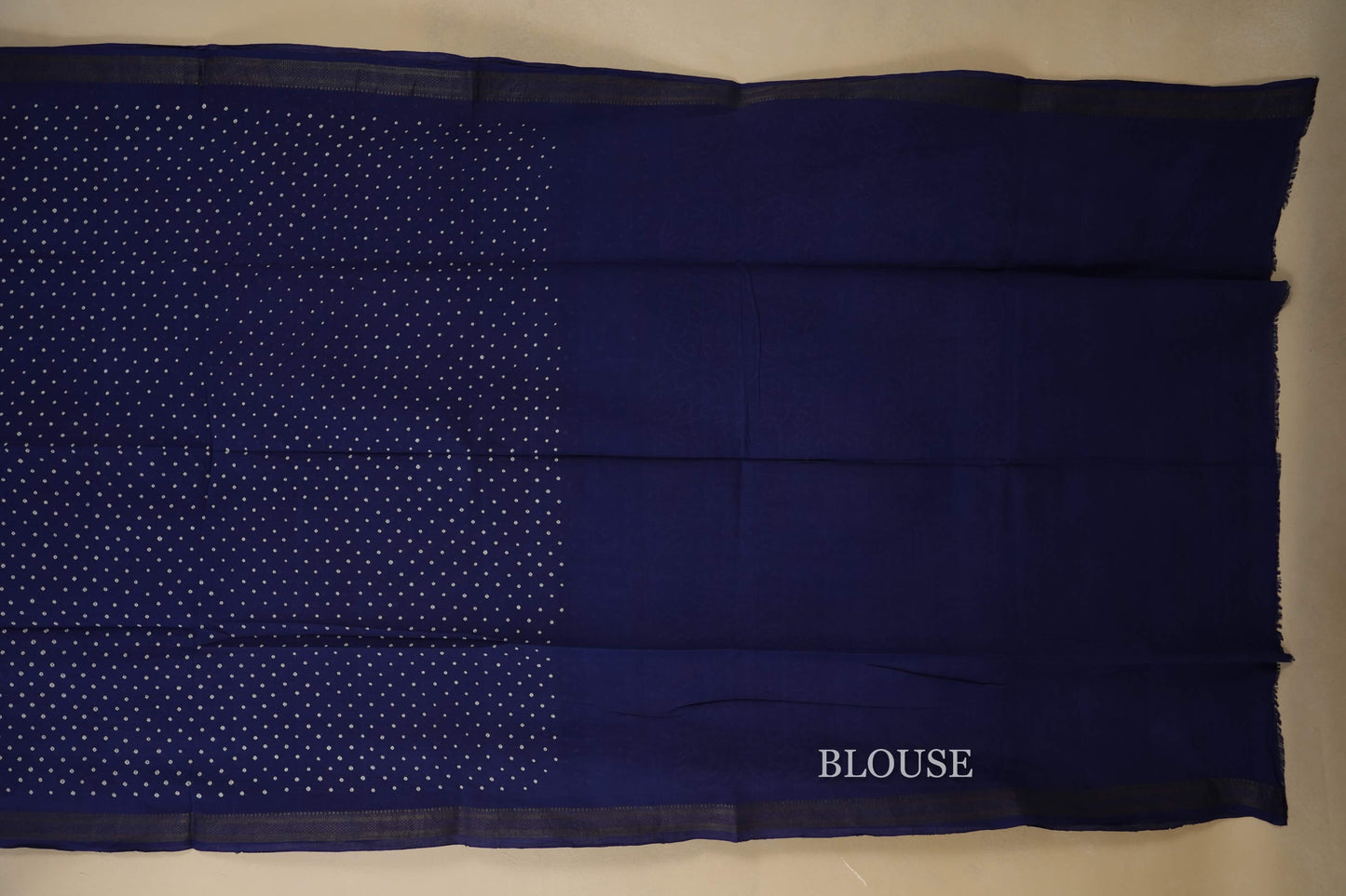 mangalgiri cotton bandhani saree blouse