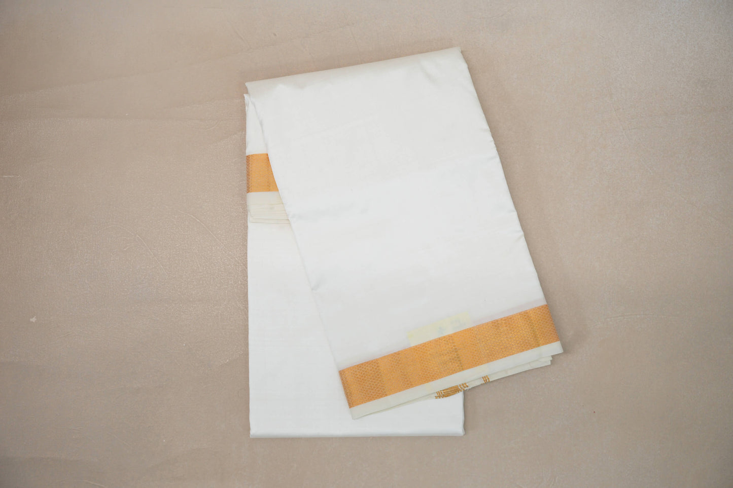 10 Mulam Silk Dhoti with 6 Mulam Angavastram for Wedding by Shreenivas Silks PSSR01DH069