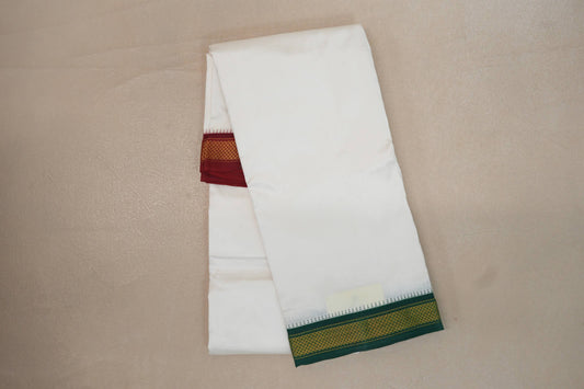 8 Mulam Silk Dhoti for Wedding by Shreenivas Silks PSSR01DH075