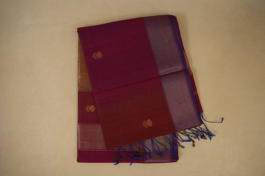Multi Color Maheshwari Silk Cotton Saree by Shreenivas Silks PSSR018021 - Parisera