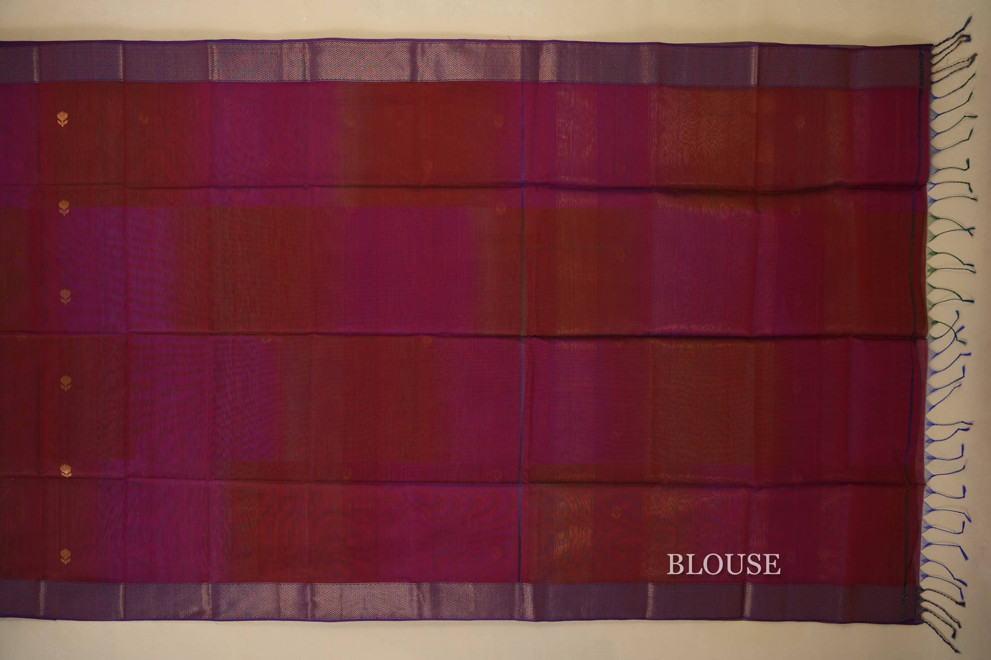 Multi Color Maheshwari Silk Cotton Saree by Shreenivas Silks PSSR018021 - Parisera