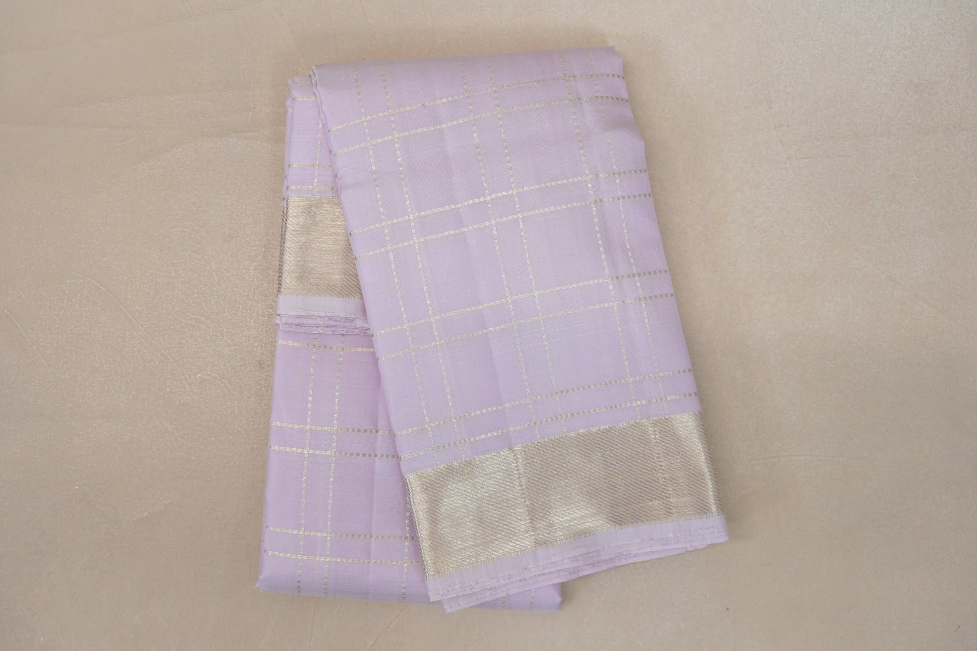 9 Mulam Silk Dhoti with 5 Mulam Angavastram for Wedding by Shreenivas Silks PSSR01DH084 - Parisera
