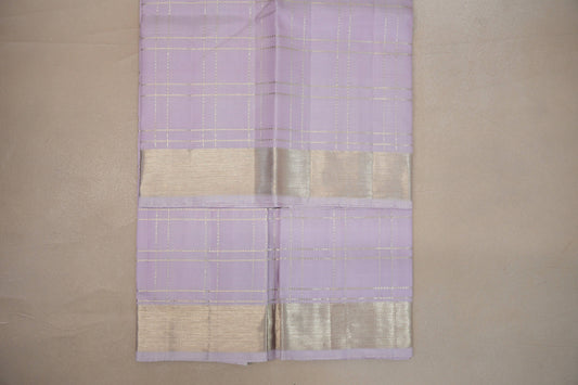 9 Mulam Silk Dhoti with 5 Mulam Angavastram for Wedding by Shreenivas Silks PSSR01DH084