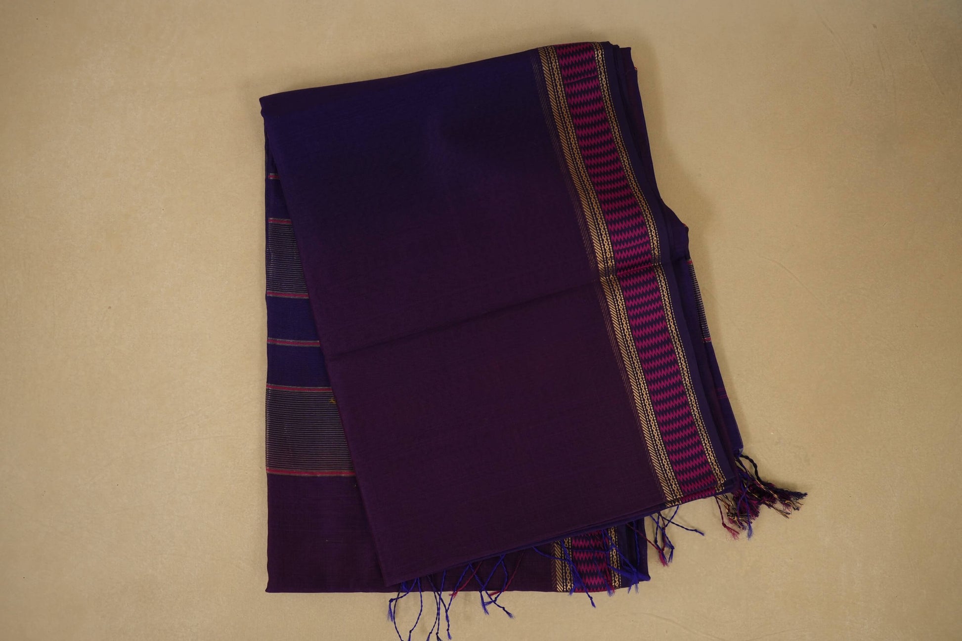Multi Color Maheshwari Silk Cotton Saree by Shreenivas Silks PSSR018025 - Parisera
