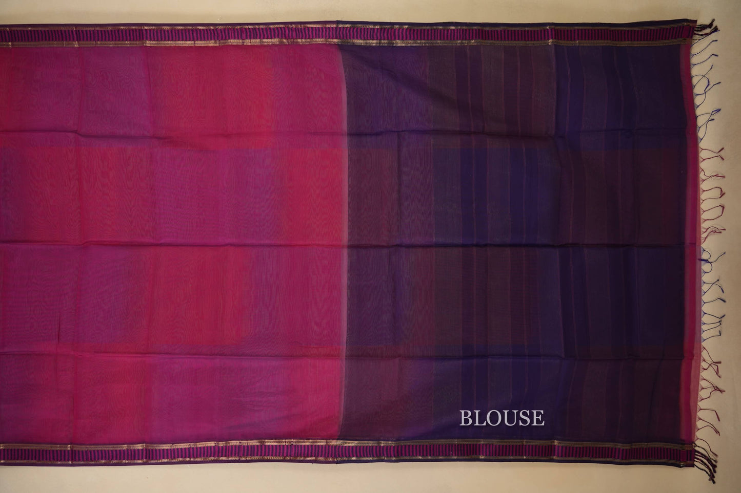 Multi Color Maheshwari Silk Cotton Saree by Shreenivas Silks PSSR018027 - Parisera