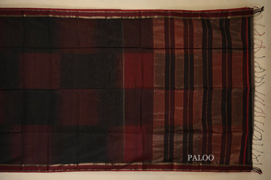 Multi Color Maheshwari Silk Cotton Saree by Shreenivas Silks PSSR018028 - Parisera