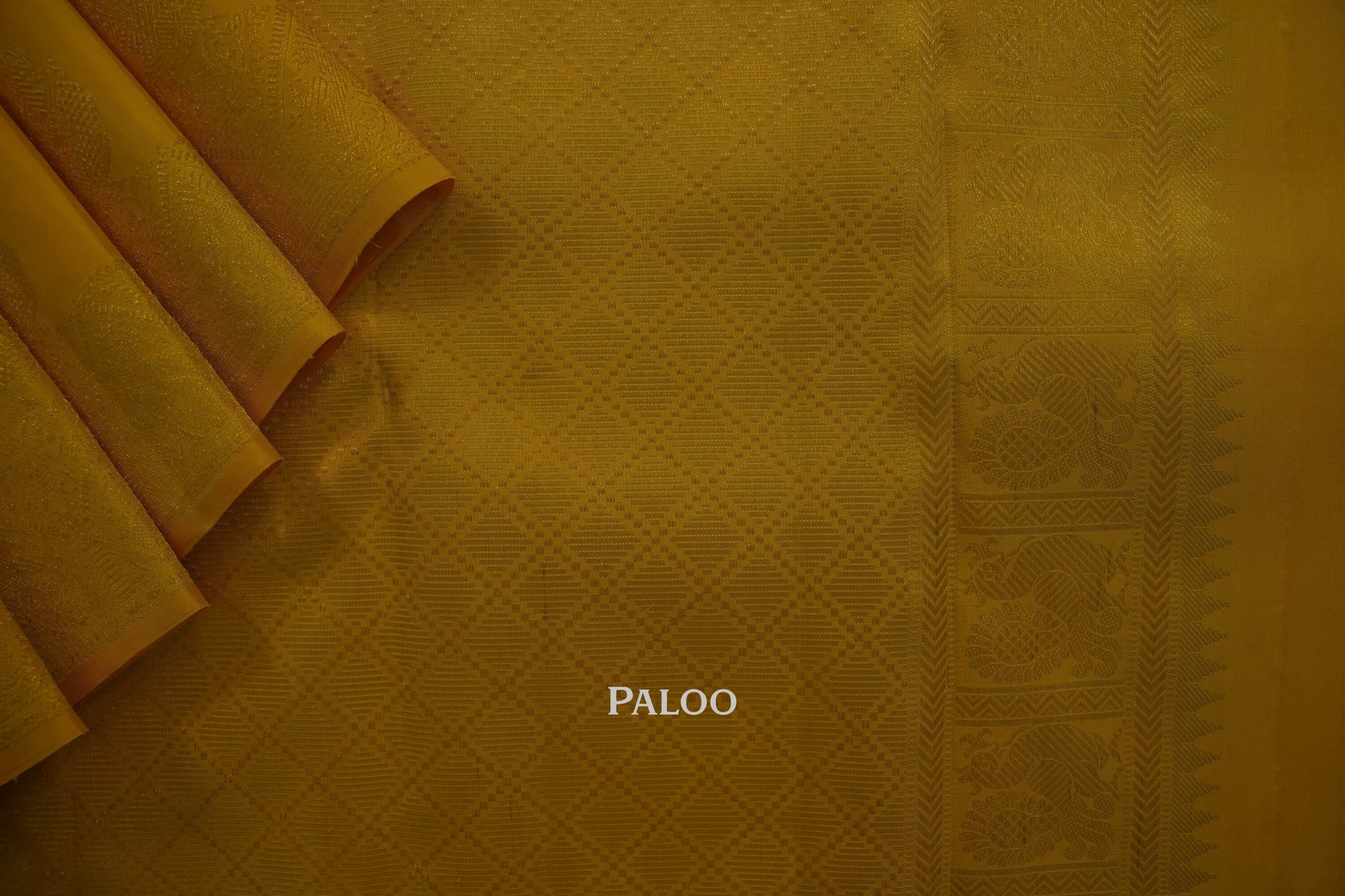 Borderless kanchipuram silk saree