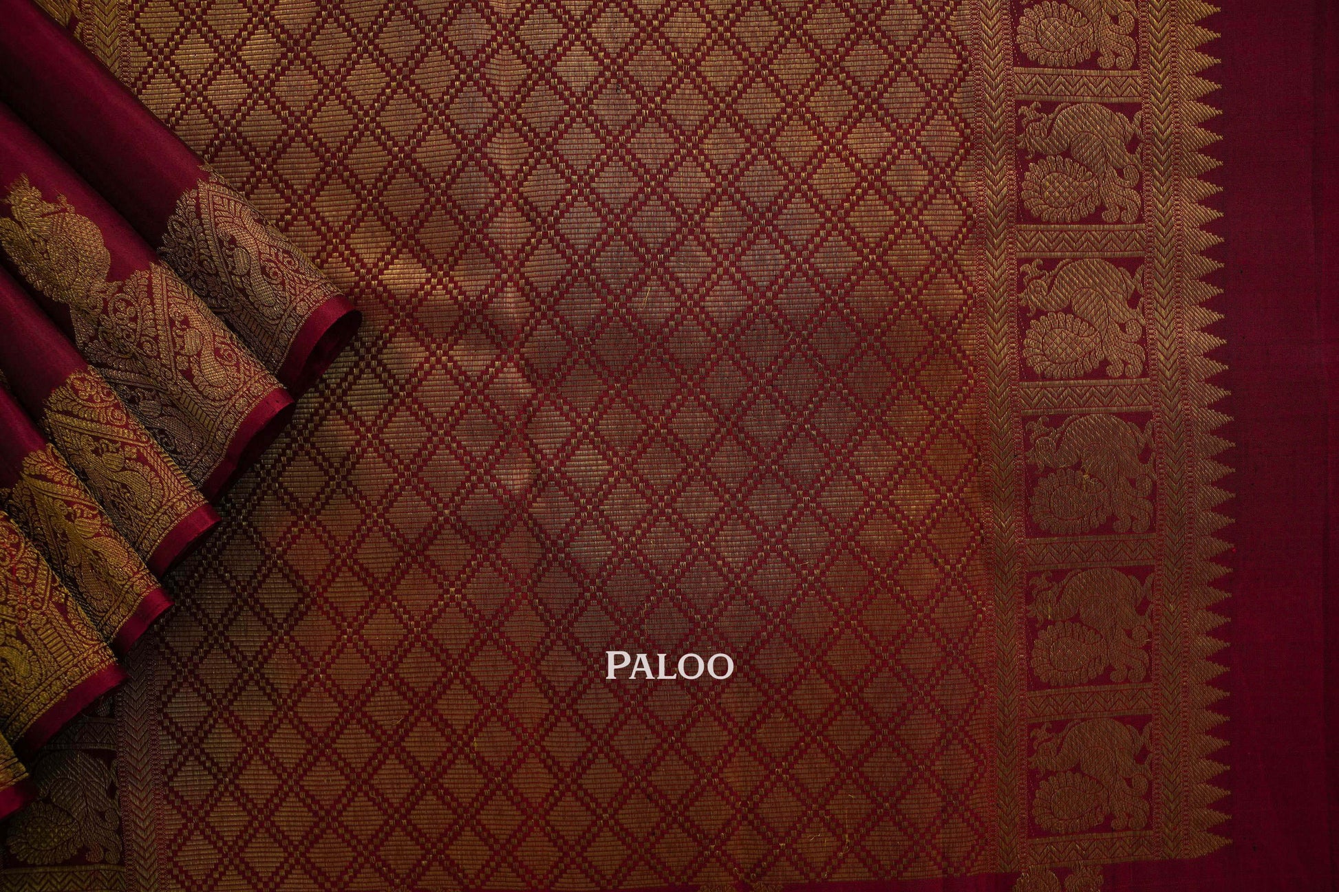 Vintage kanchipuram silk saree