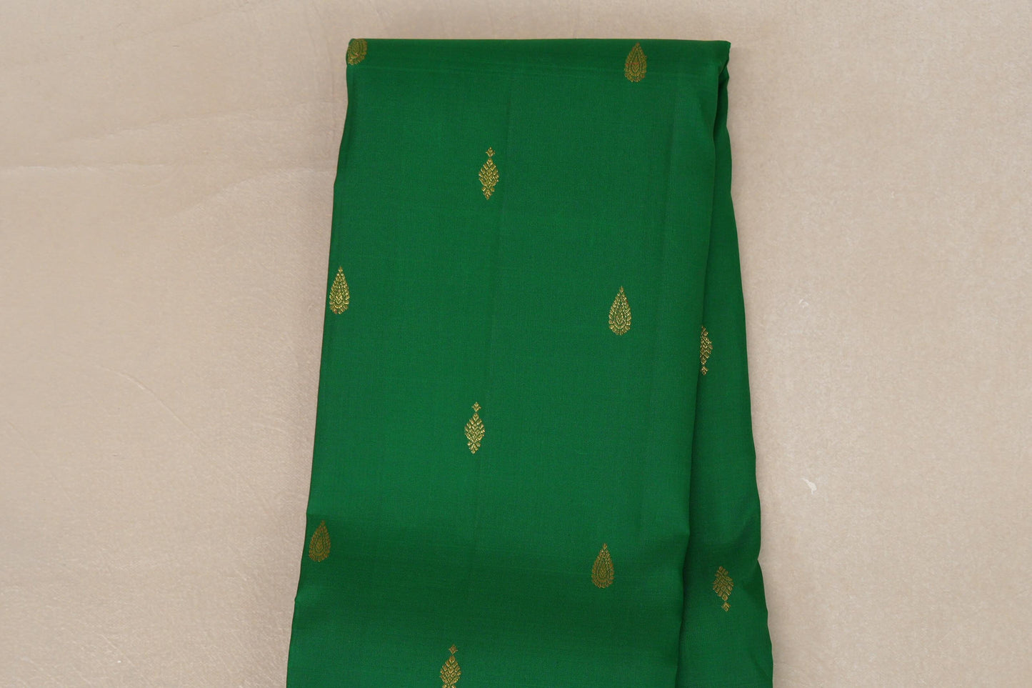 Parrot Green with Milk white Vintage Kanjivaram Silk Saree by Shreenivas Silks PSSR019057