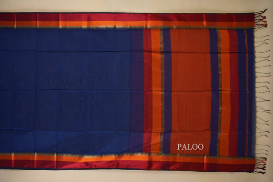 maheshwari silk cotton saree  paloo