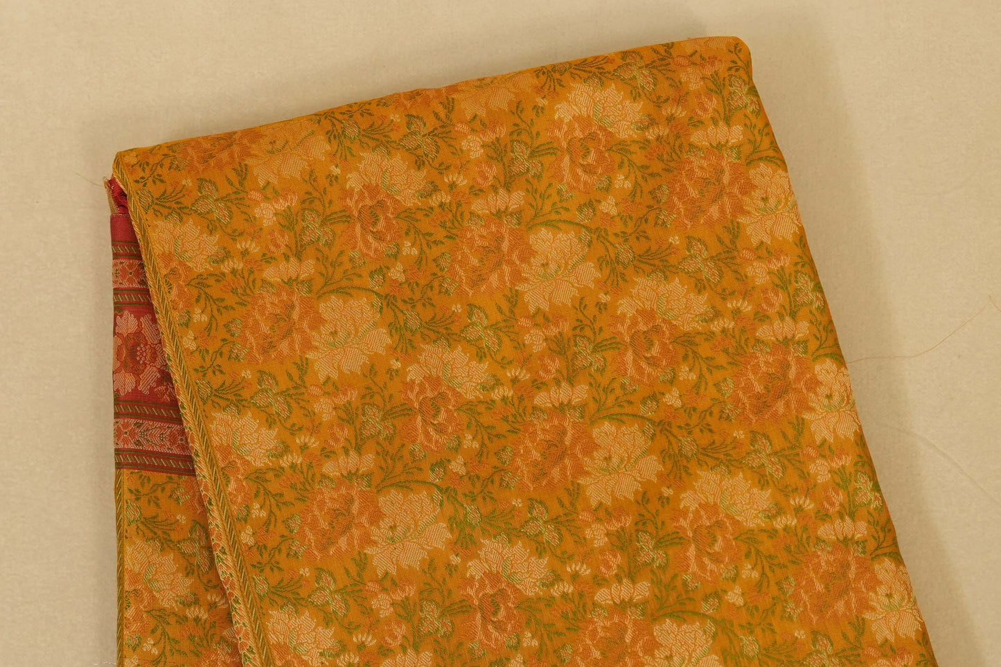 Yellowish Green Banarasi Silk saree by Shreenivas Silk PSSR018038 - Parisera