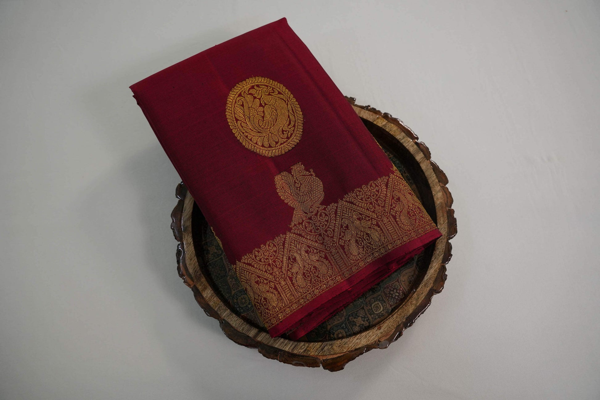 Bridal kanchipuram silk saree