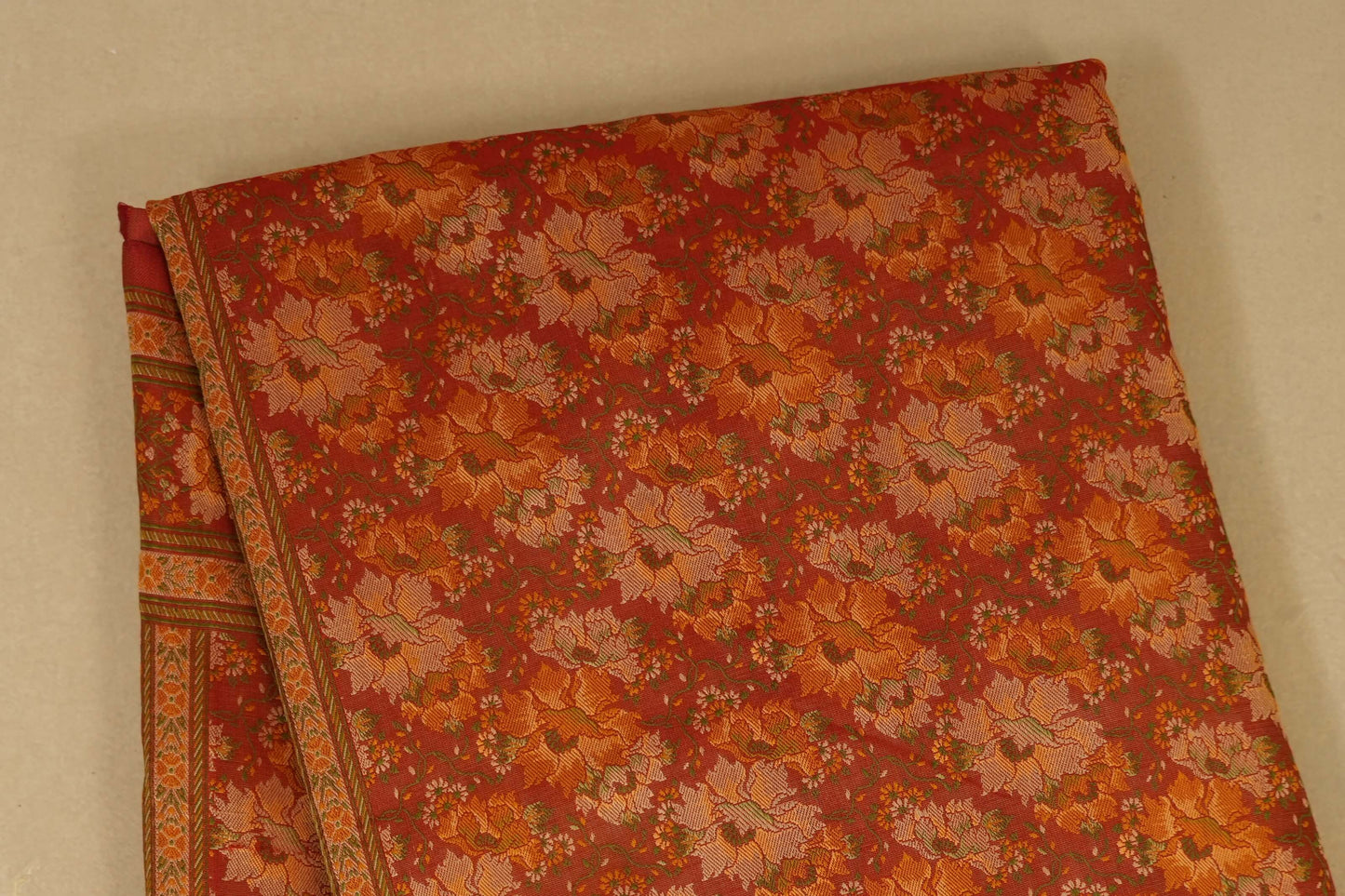 Red Banarasi Silk Saree by Shreenivas Silk PSSR018040