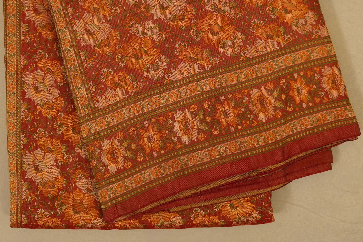 Red Banarasi Silk Saree by Shreenivas Silk PSSR018040