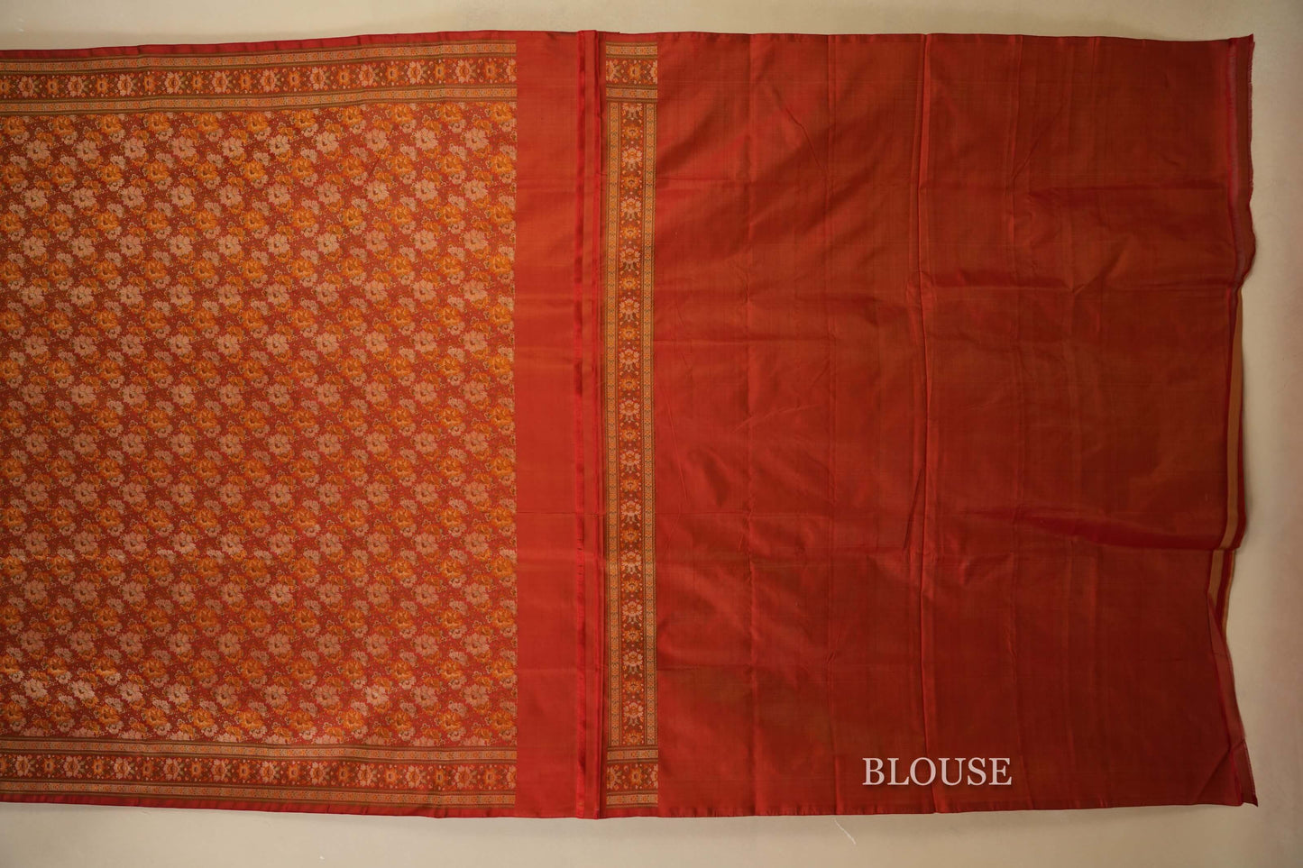Red Banarasi Silk Saree by Shreenivas Silk PSSR018040