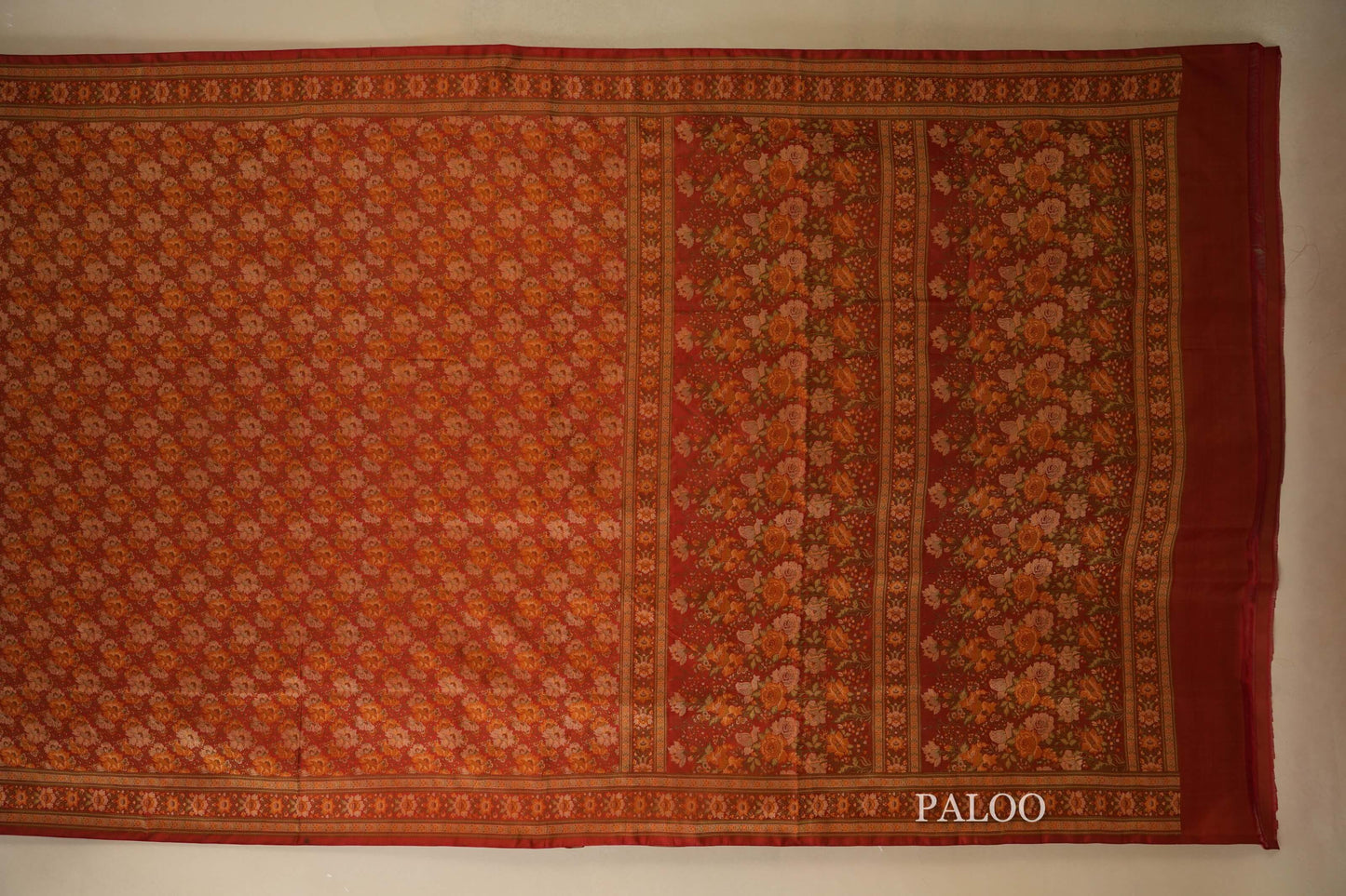 Red Banarasi Silk Saree by Shreenivas Silk PSSR018040