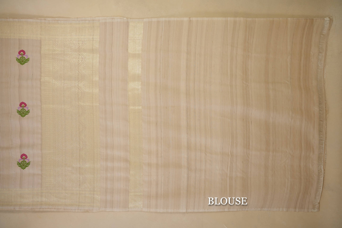 Tussar Color Banarasi Silk Saree by Shreenivas Silk PSSR018041