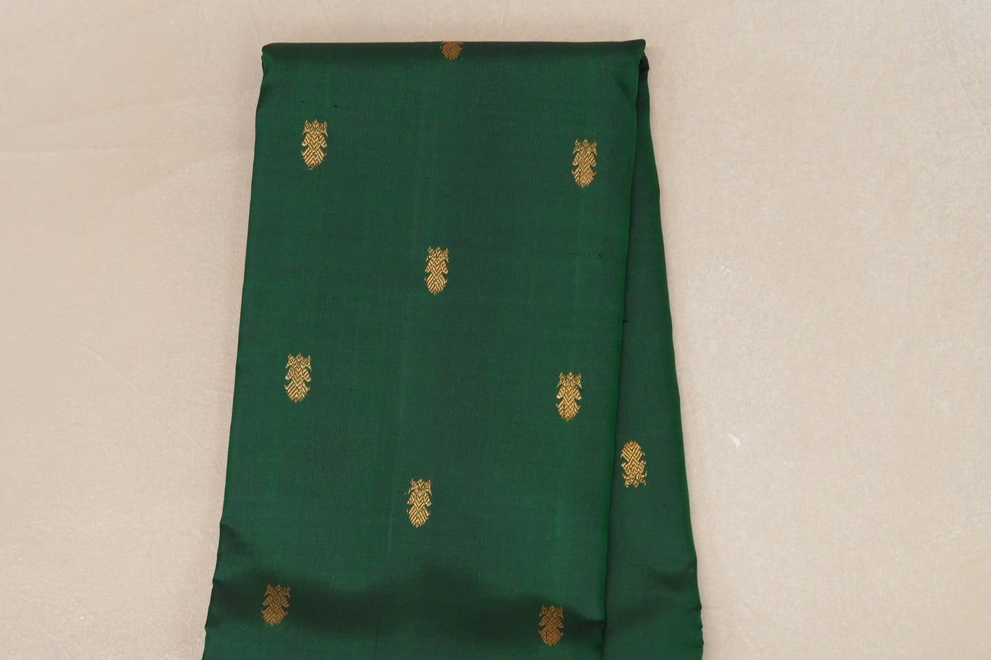 Bottle Green Vintage Kanjivaram Silk Saree by Shreenivas Silks PSSR019064