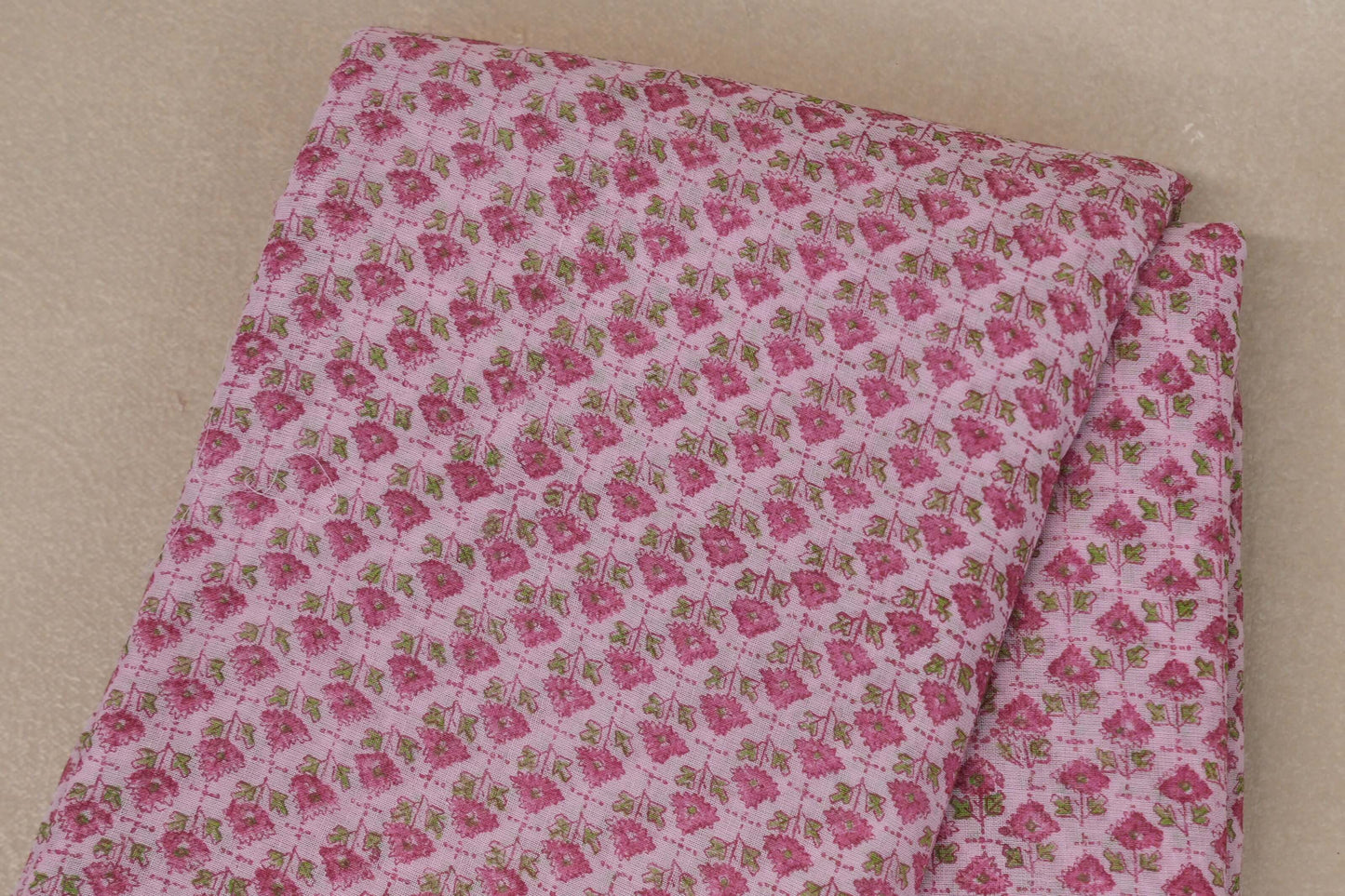Light pink Cotton Saree by Inheritance India PSSW290134
