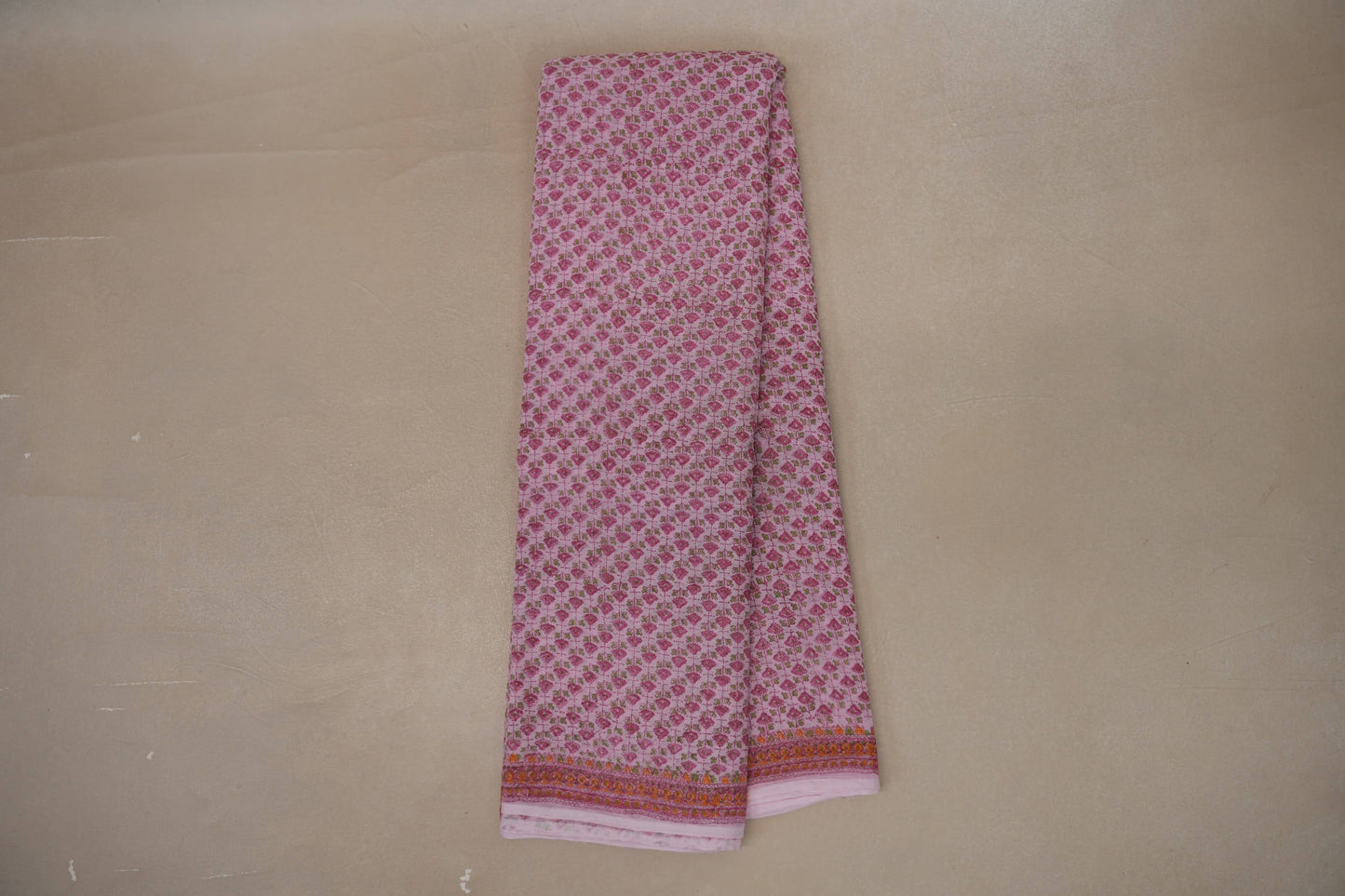 Light pink Cotton Saree by Inheritance India PSSW290134