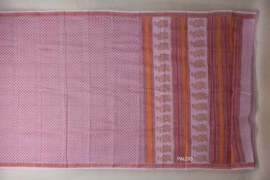 Light pink Cotton Saree by Inheritance India PSSW290134