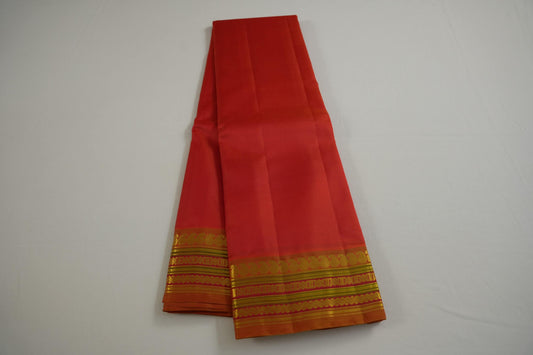 Plain light weight kanchipuram silk saree