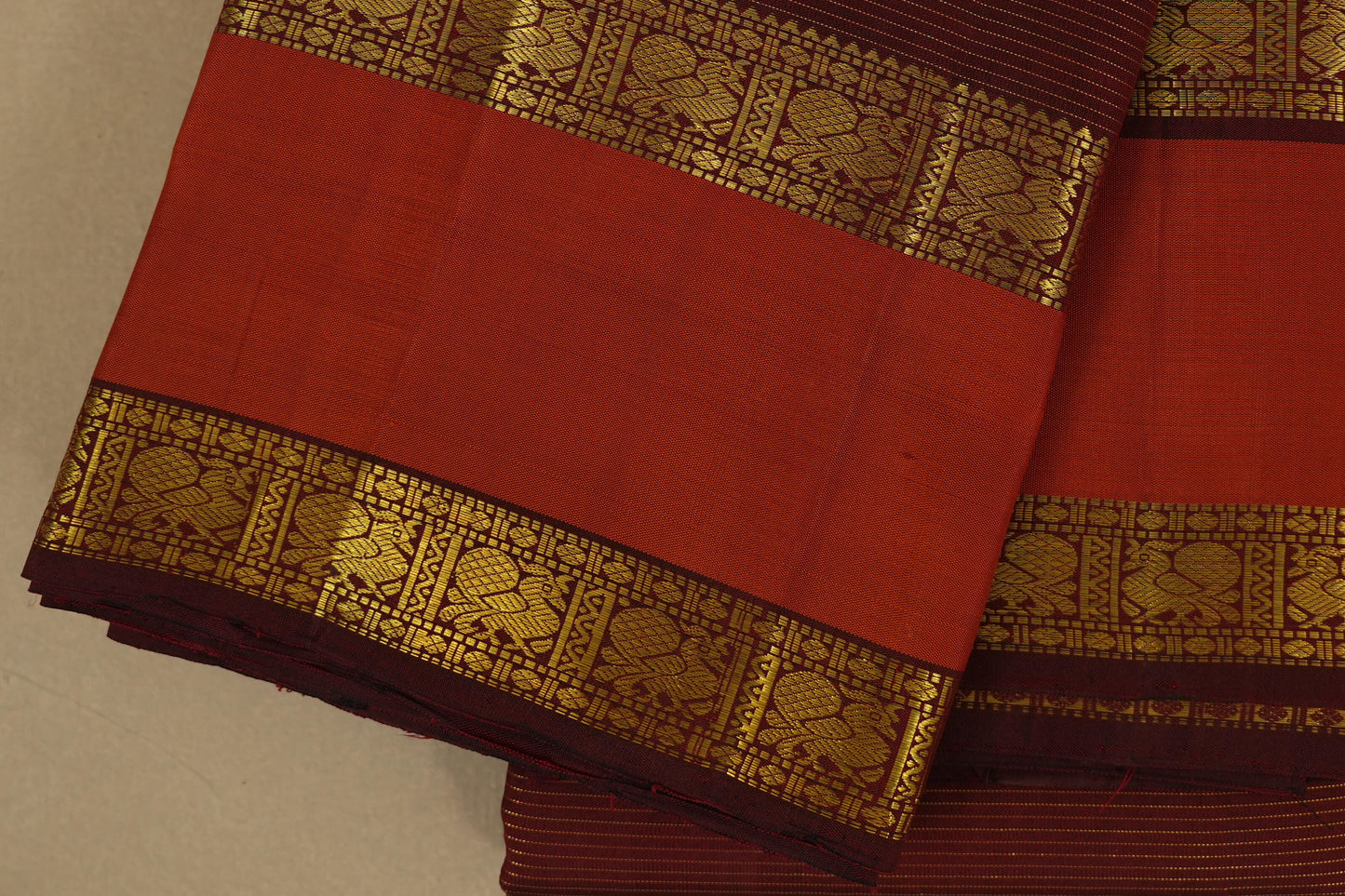 Vintage Kanjivaram Silk Saree borders