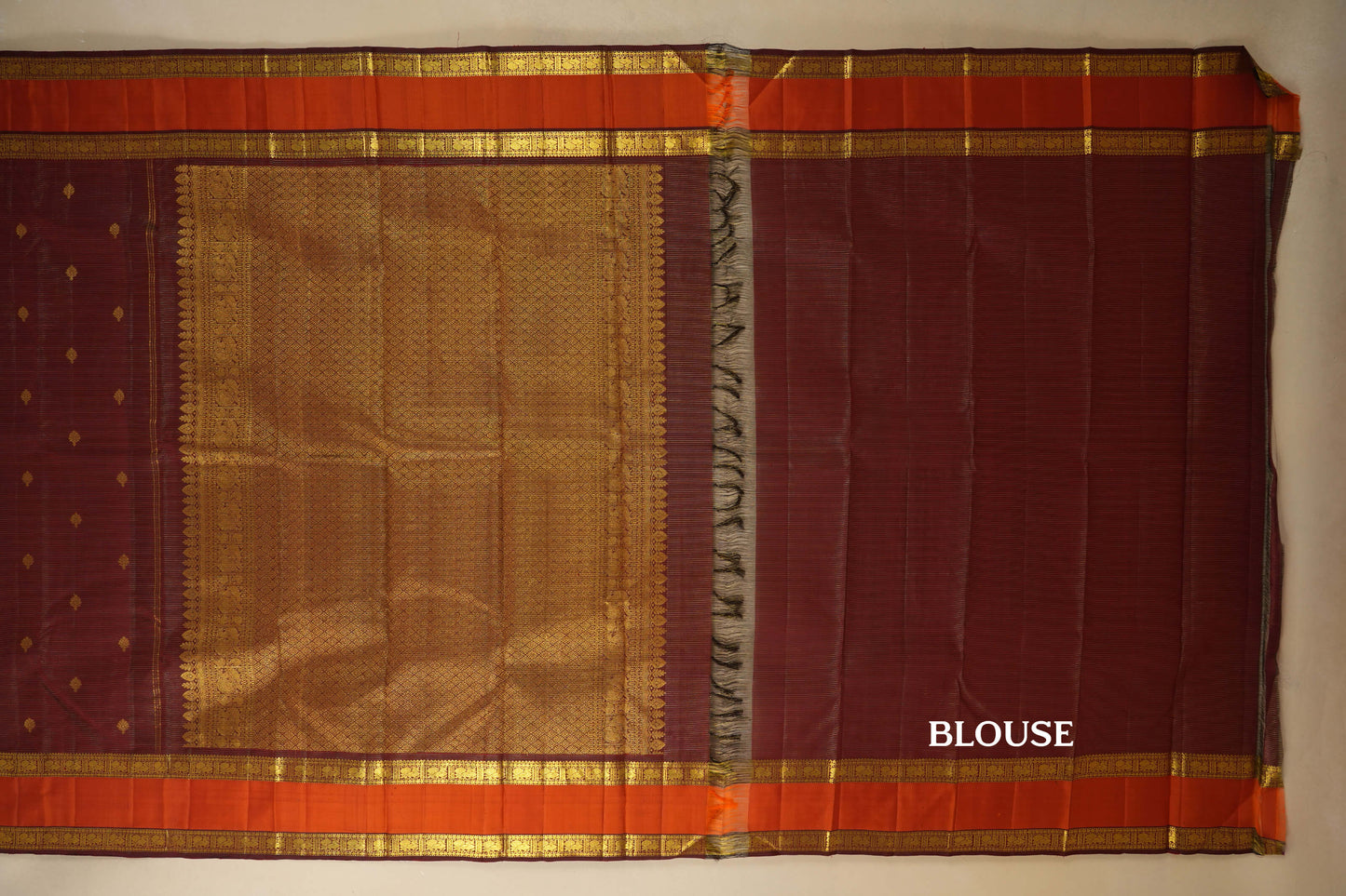 Vintage Kanjivaram Silk Saree blouse