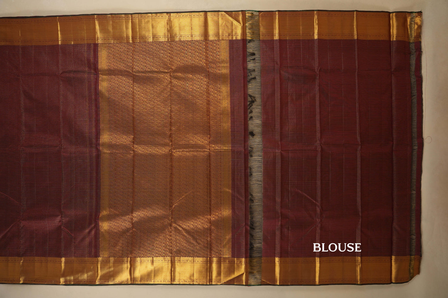 Vintage Kanjivaram Silk Saree blouse