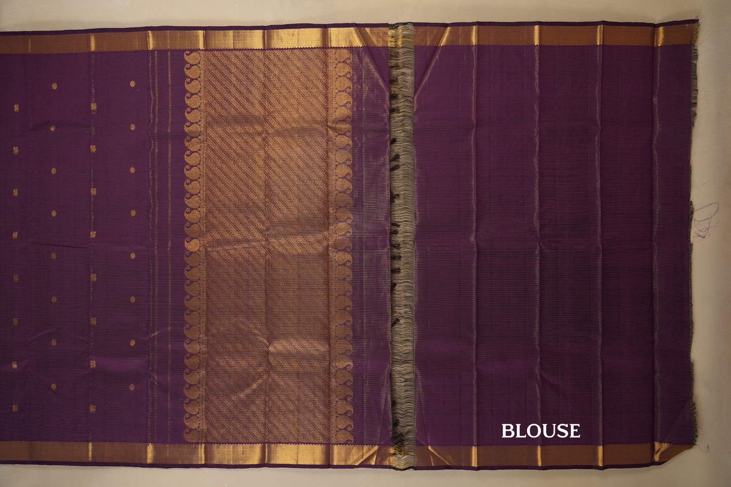 Vintage Kanjivaram Silk Saree blouse