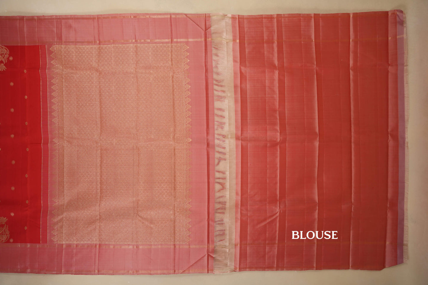 Vintage Kanjivaram Silk Saree blouse