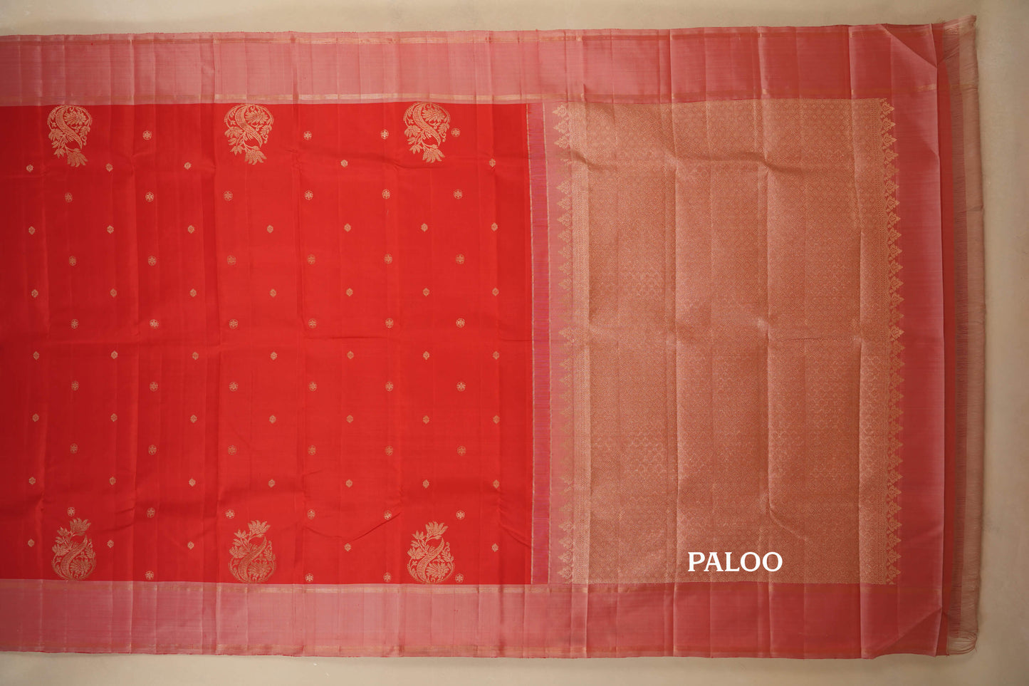 Vintage Kanjivaram Silk Saree paloo