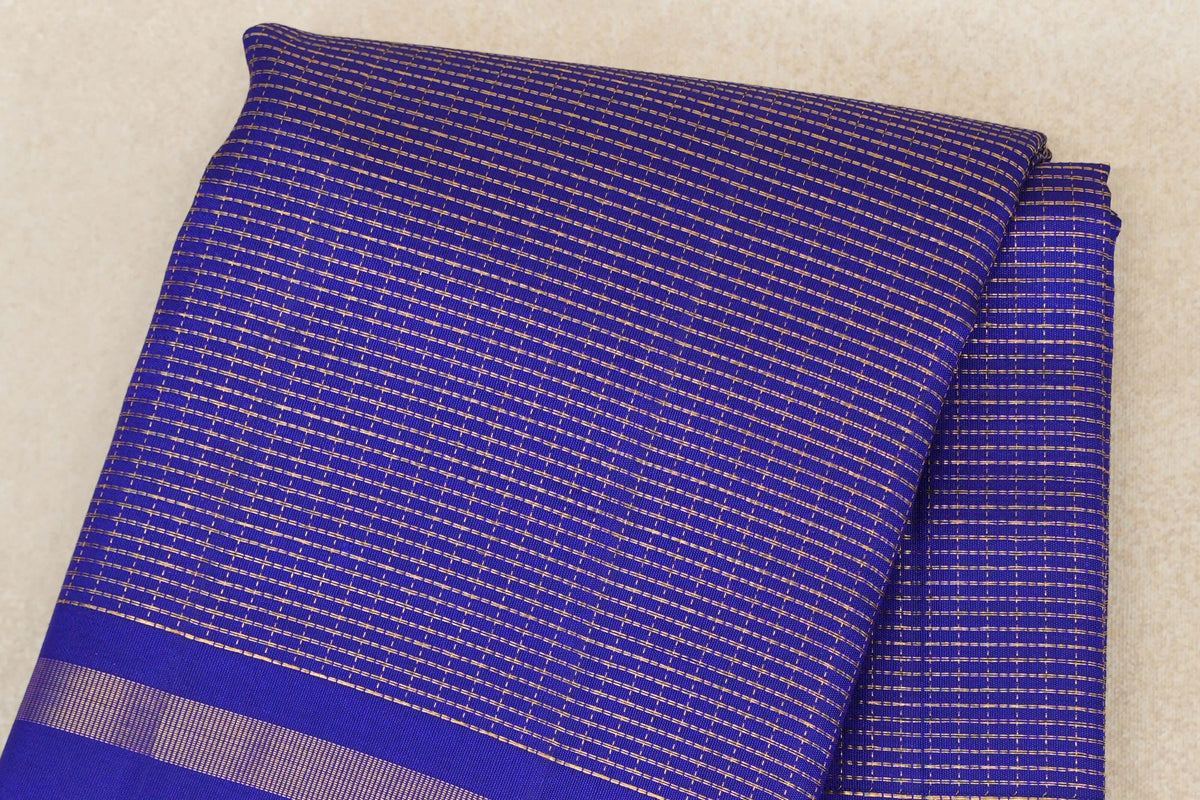 Royal Blue Vintage Kanjivaram Silk Saree by Shreenivas Silks PSSR0110212