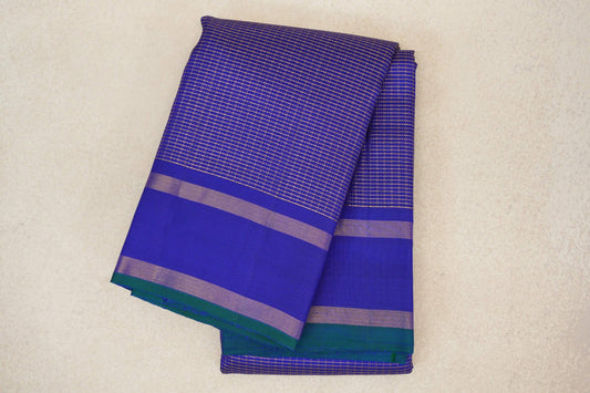 Royal Blue Vintage Kanjivaram Silk Saree by Shreenivas Silks PSSR0110212