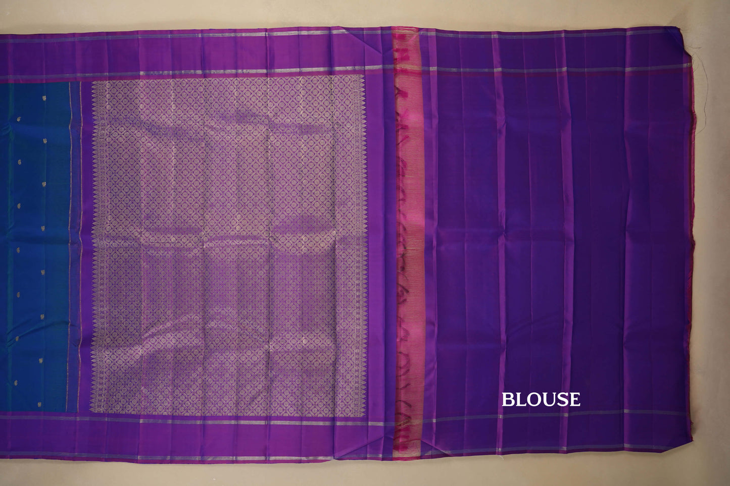 Vintage Kanjivaram Silk Saree blouse