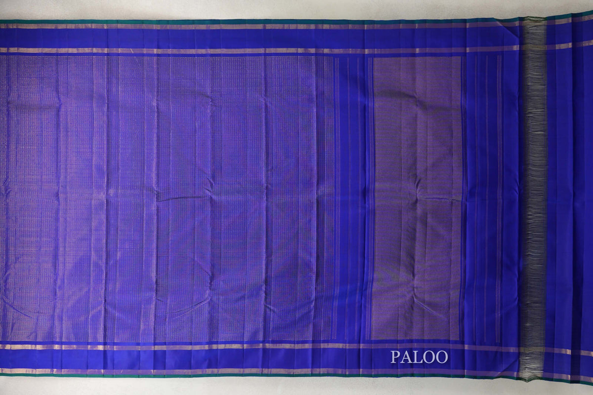 Royal Blue Vintage Kanjivaram Silk Saree by Shreenivas Silks PSSR0110212