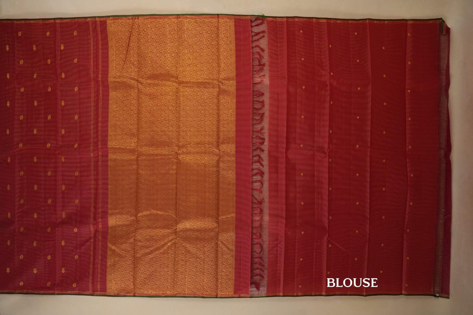 Vintage Kanjivaram Silk Saree blouse